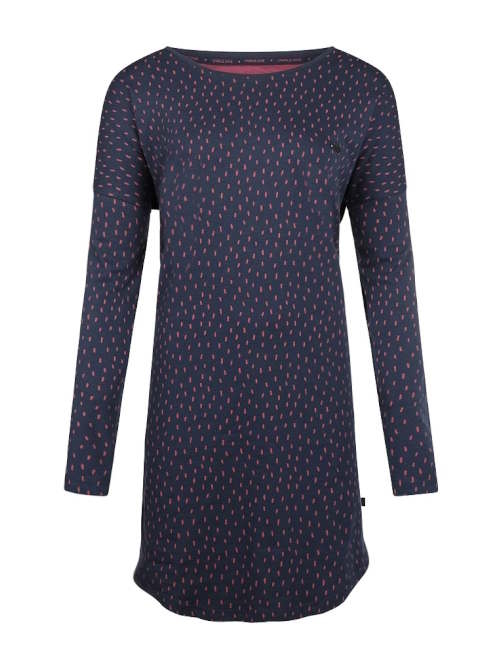 Charlie Choe Cold Days marine blauw/print nachthemd