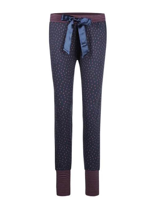 Charlie Choe Cold Days marine blauw/print pyjamabroek
