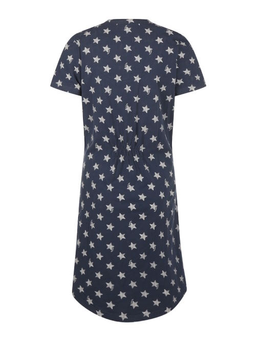 Charlie Choe RODEO marine blauw/wit nachthemd