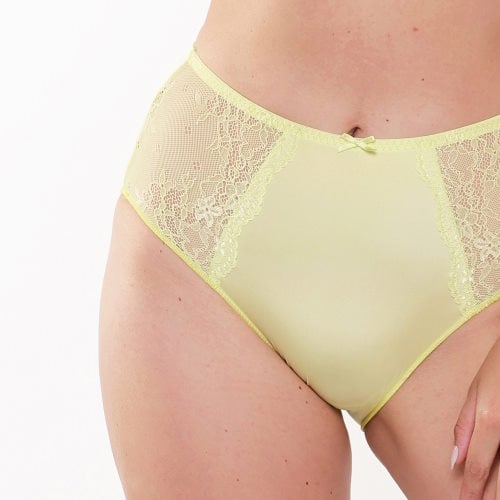 LingaDore Daily Maxi Slip sunny lime high brief