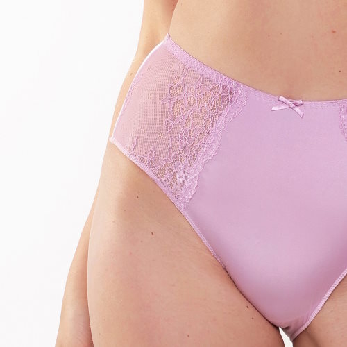 LingaDore Daily Maxi Slip pink lavender high brief