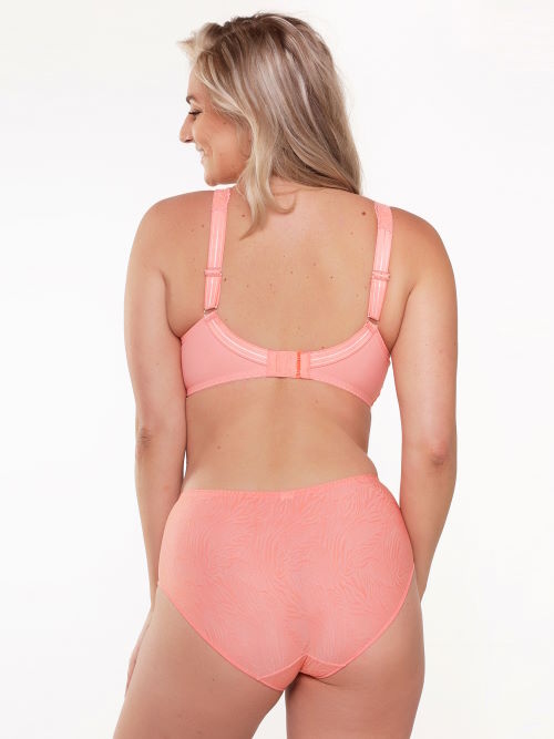 LingaDore Daily Maxi Slip coral high brief