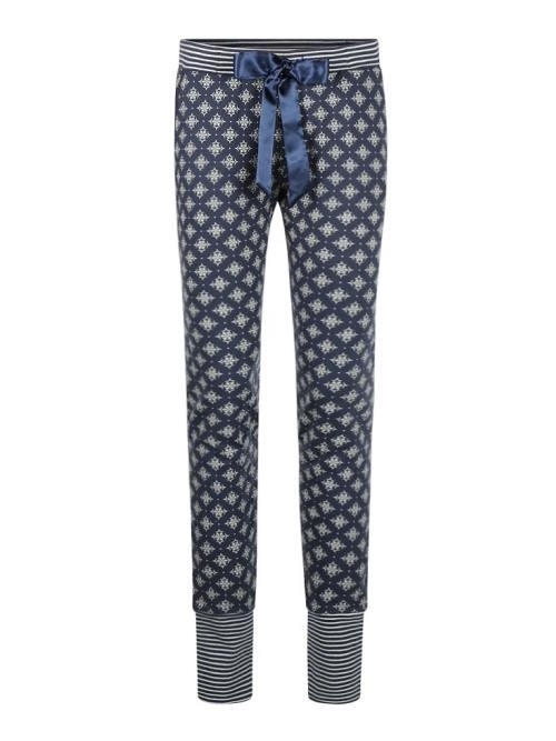 Charlie Choe Cold Days marine blauw/print pyjamabroek