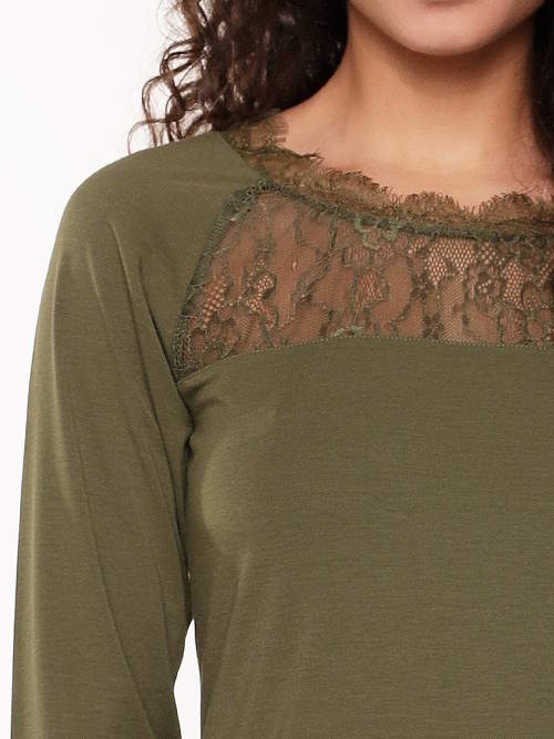 LingaDore Night Happy colour groen pyjama