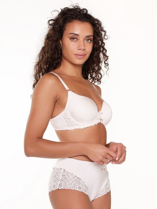 LingaDore Powder Puff off white high brief