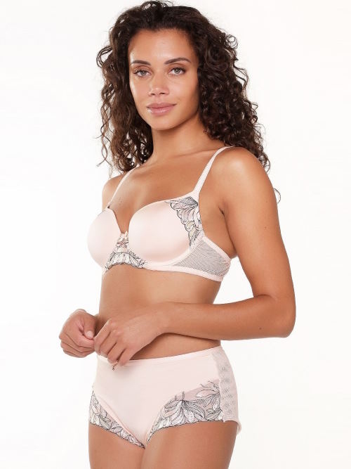 LingaDore Shell blush high brief