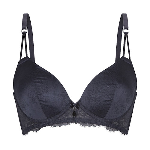 LingaDore Dark Snake marine blauw voorgevormde bh