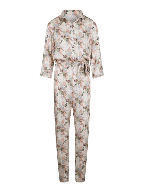 LingaDore Night Autumn Leaves bruin/print jumpsuit