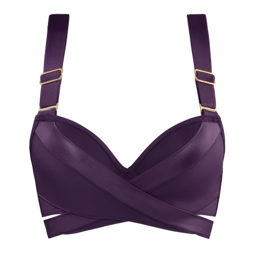 Marlies Dekkers Badmode Cache Coeur paars push up bikinitop