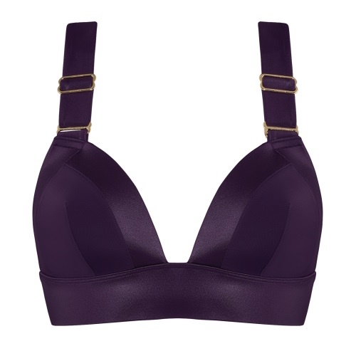 Marlies Dekkers Badmode Cache Coeur paars voorgevormde bikinitop