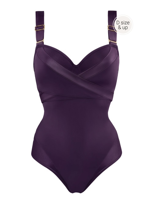 Marlies Dekkers Badmode Cache Coeur paars badpak