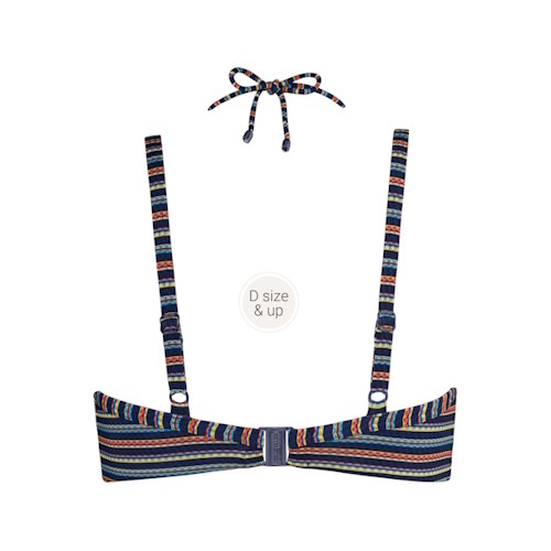 Marlies Dekkers Badmode Holi Vintage marine blauw/print soft-cup bikinitop