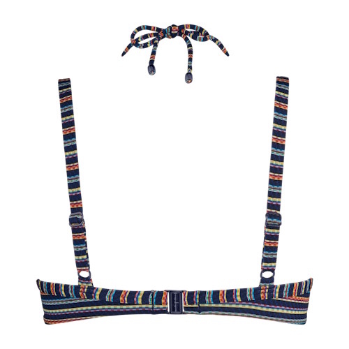Marlies Dekkers Badmode Holi Vintage marine blauw/print voorgevormde bikinitop