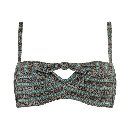 Marlies Dekkers Badmode Bebali groen/print voorgevormde bikinitop