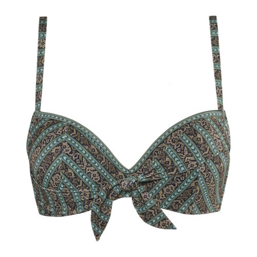 Marlies Dekkers Badmode Bebali groen/print push up bikinitop