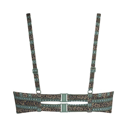Marlies Dekkers Badmode Bebali groen/print push up bikinitop