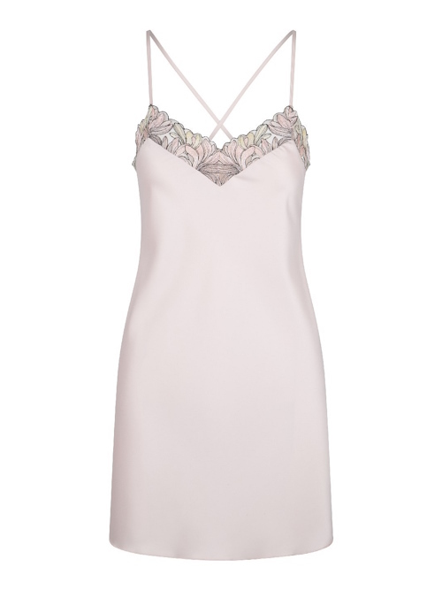 LingaDore Night Shell blush slipdress