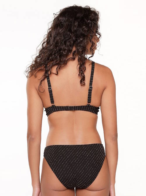 LingaDore Beach Black Diamond zwart bikini broekje