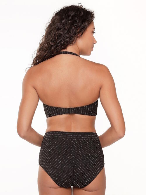LingaDore Beach Black Diamond zwart voorgevormde bikinitop