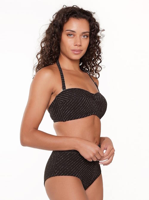 LingaDore Beach Black Diamond zwart bikini broekje