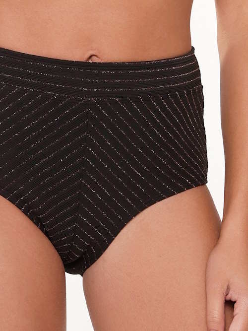 LingaDore Beach Black Diamond zwart bikini broekje