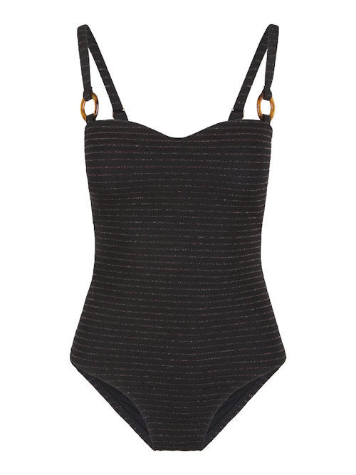 LingaDore Beach Black Diamond zwart badpak