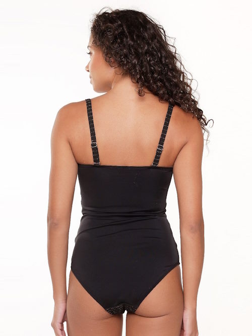LingaDore Beach Black Diamond zwart badpak
