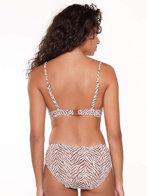 LingaDore Beach  Crazy wild & fun  bruin/print bikini broekje