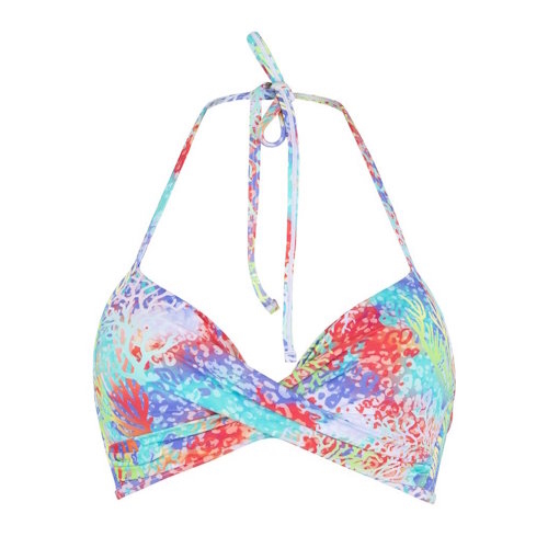 LingaDore Beach  All about colors multicolor voorgevormde bikinitop
