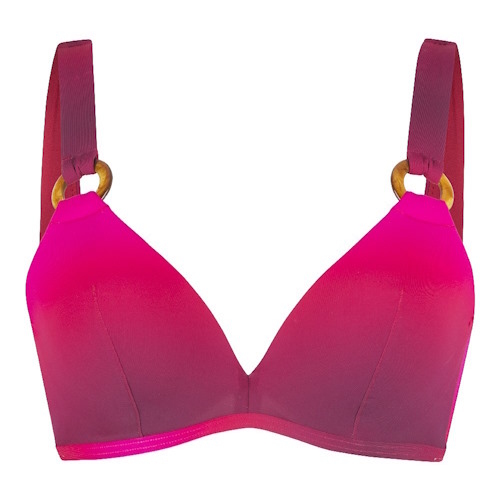 LingaDore Beach Orchid rood voorgevormde bikinitop