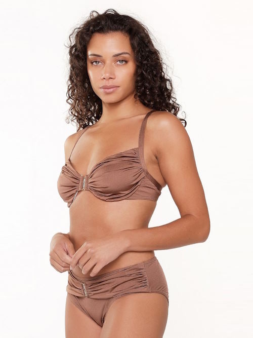 LingaDore Beach Nutshell bruin bikini broekje