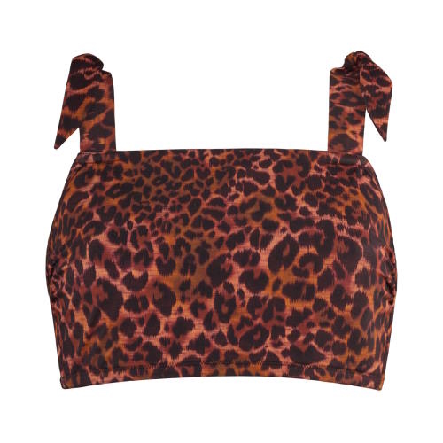Marlies Dekkers Badmode Jungle Diva bruin/print voorgevormde bikinitop