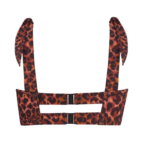 Marlies Dekkers Badmode Jungle Diva bruin/print voorgevormde bikinitop