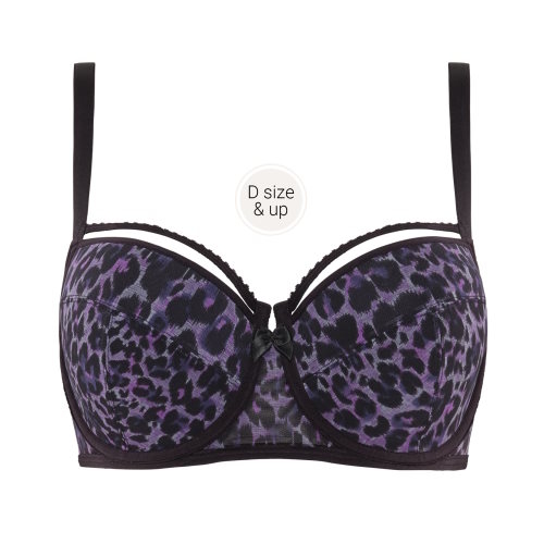 Marlies Dekkers Peekaboo paars/print voorgevormde bh
