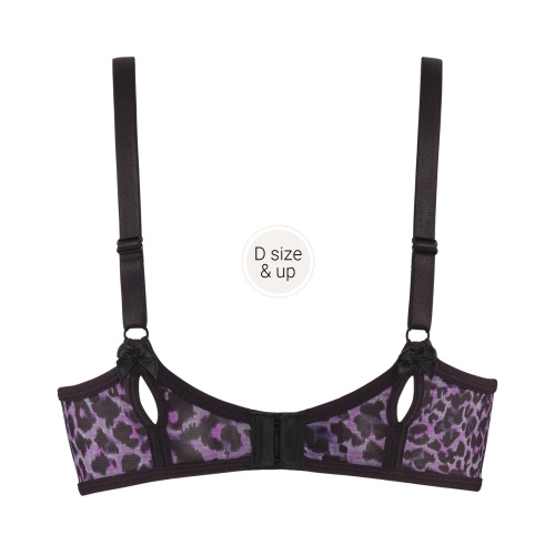 Marlies Dekkers Peekaboo paars/print voorgevormde bh