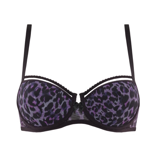 Marlies Dekkers Peekaboo paars/print voorgevormde bh