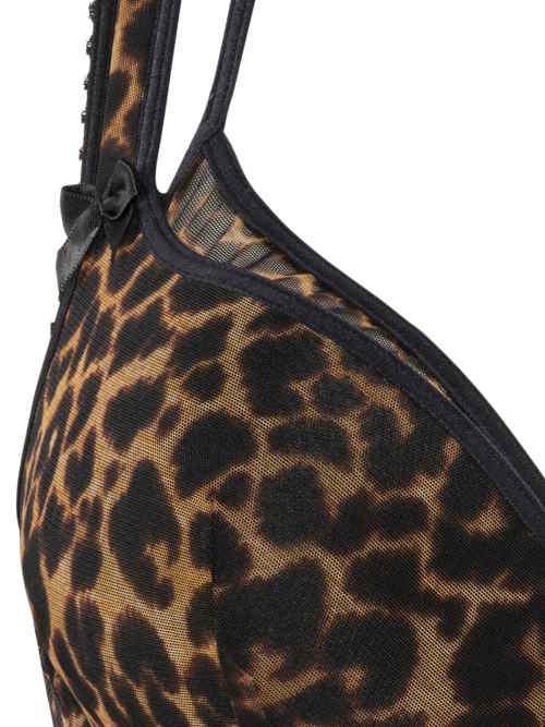Marlies Dekkers Peekaboo bruin/print push up bh
