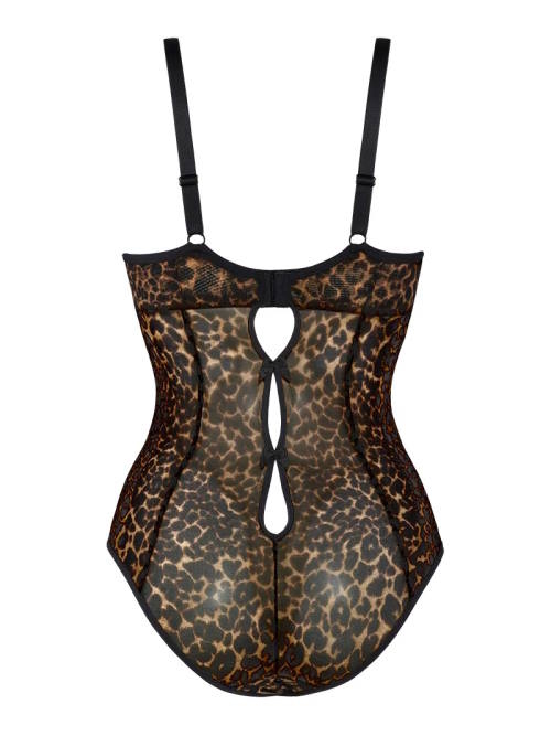Marlies Dekkers Peekaboo bruin/print body
