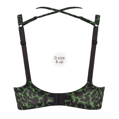 Marlies Dekkers Rapsody groen/print voorgevormde bh