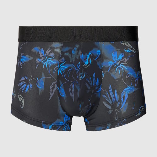 HOM Grant zwart/print sport trunk