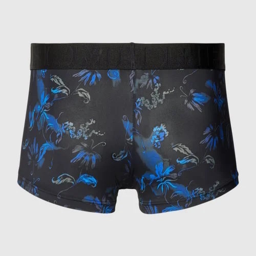 HOM Grant zwart/print sport trunk