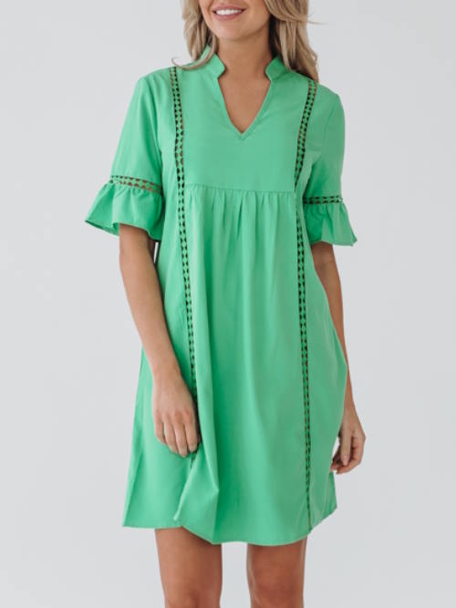 Bomain Capri groen strandjurk