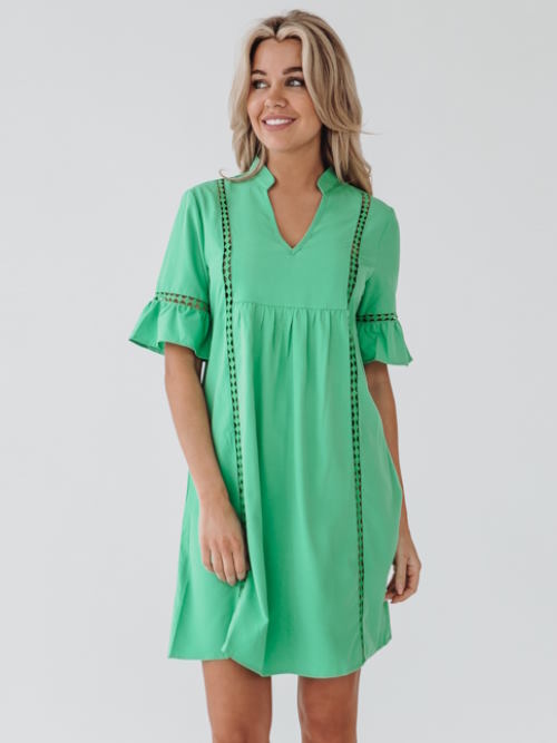 Bomain Capri groen strandjurk