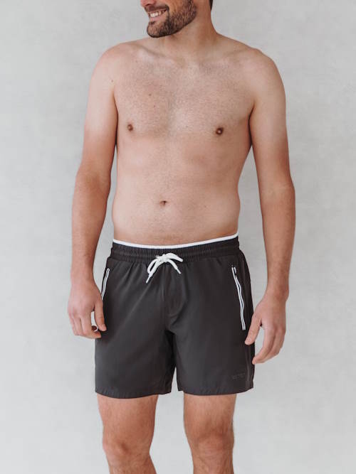 Bomain Basic zwart zwemshort
