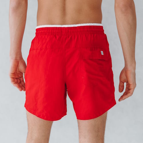 Bomain Basic rood zwemshort