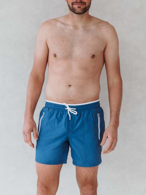 Bomain Basic jeans blauw zwemshort