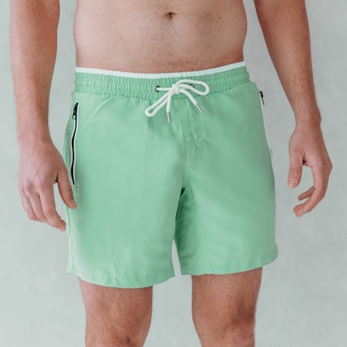 Bomain Magic Flamingo groen/print zwemshort