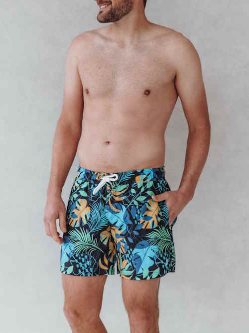 Bomain Jungle Print multicolor/print zwemshort
