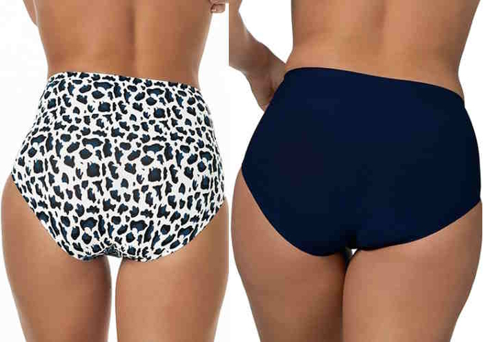 After Eden Unlimited marine blauw/print high brief