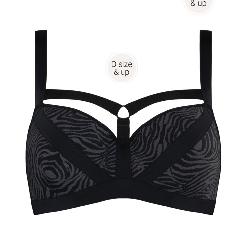 Marlies Dekkers Wing Power zwart/grijs voorgevormde bh